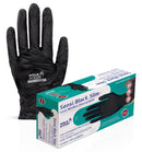 Luva Nitrílica Sensi Black Slim Ca 43174 100 unidades