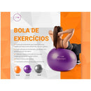 Bola Suiça Pilates Yoga 65cm C/ Bomba Hidrolight