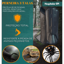 Perneira Caneleira Bidim De Proteçao 3 Talas Com Velcro Ca 37089