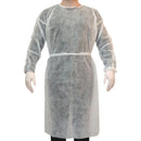 Avental Descartável Manga Longa Com Punho Elástico 10 unidades