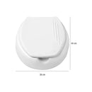 Assento Sanitario Oval Elevado 7,5cm Com Tampa