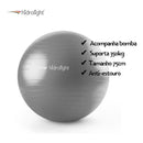 Bola Suiça 75cm Pilates Yoga C/ Bomba Hidrolight