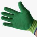 Luva Látex Corrugado Verde Emborrachada CA 48461