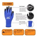 Luva Multitato Nitril Wave Serviços Gerais Ca 46803