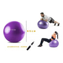 Bola Suiça Pilates Yoga 65cm C/ Bomba Hidrolight