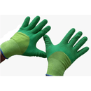 Luva Látex Corrugado Verde Emborrachada CA 48461