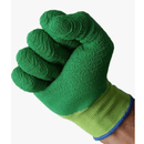 Luva Látex Corrugado Verde Emborrachada CA 48461