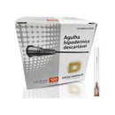 Agulha Hipodérmica Descartável Todos Tamanhos 100 Unidades