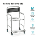 Cadeira De Banho Higiênica D30 100kg
