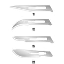 Lamina De Bisturi em Aço Carbono - 11/12/15/22 - 100 unidades