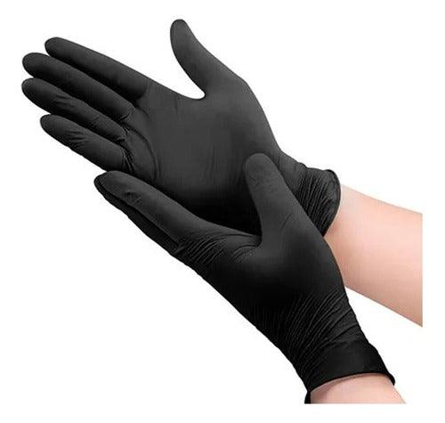 Luva Nitrílica Sensi Black Ca 38260 50 unidades