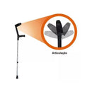 Muleta Canadense Articulada De Alumínio