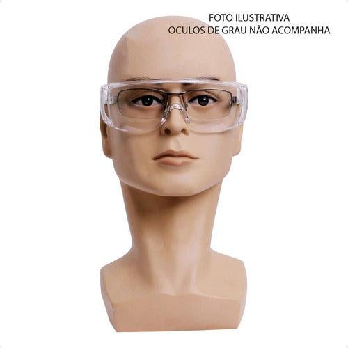 Óculos De Proteção Sobrepor Incolor Ca 40186