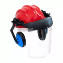 Capacete De Segurança Acoplado Abafador e Protetor Facial