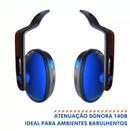 Capacete De Segurança Acoplado Abafador e Protetor Facial